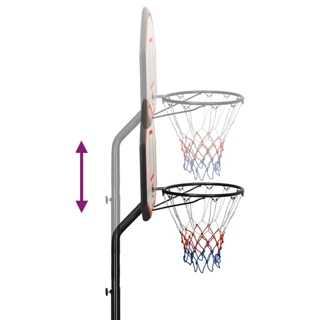 Basketball Stand Black 237-307 cm Polyethylene