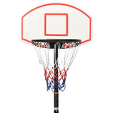 Support de basket-ball Blanc 216-250 cm Polyéthylène