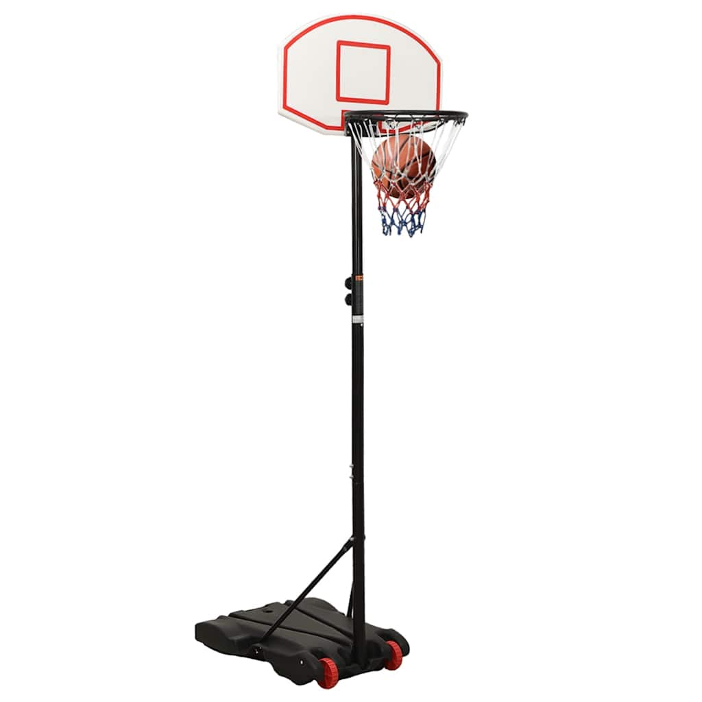 Support de basket-ball Blanc 216-250 cm Polyéthylène