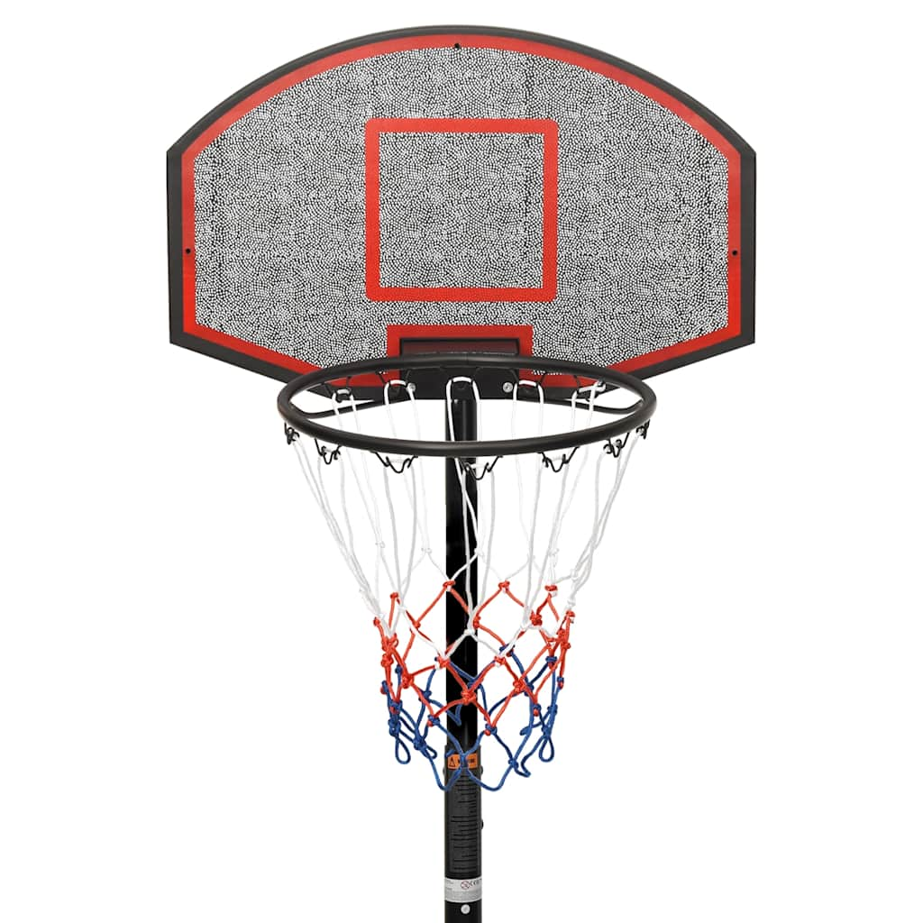 Support de basket-ball Noir 216-250 cm Polyéthylène