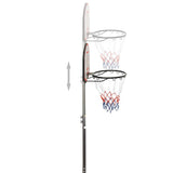 Support de basket-ball Noir 216-250 cm Polyéthylène