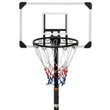 Support de basket-ball Transparent 216-250 cm Polycarbonate