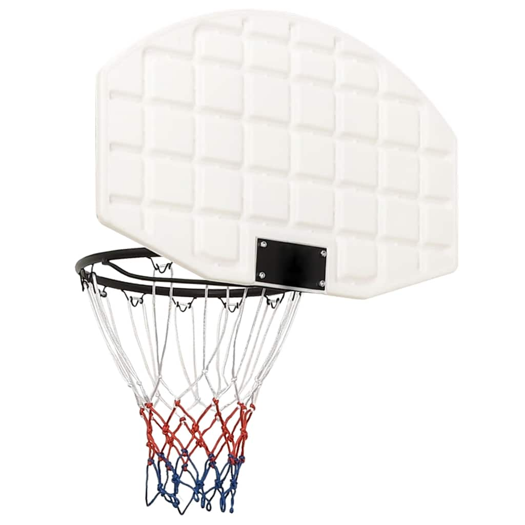 Basketball-Rückwand Weiß 71x45x2 cm Polyethylen