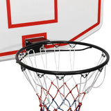 Basketball-Rückwand Weiß 71x45x2 cm Polyethylen