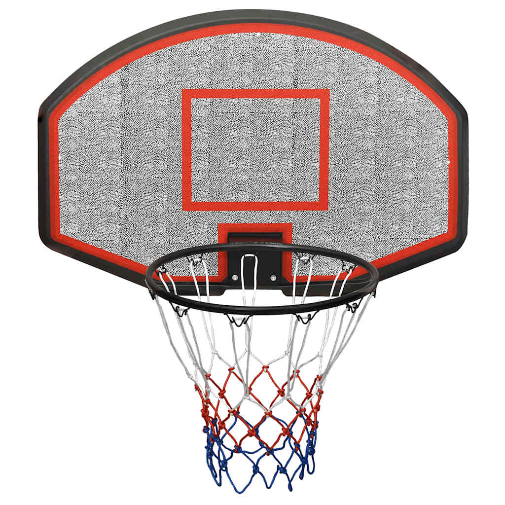 Black basketball backboard 90x60x2 cm Polyethylene