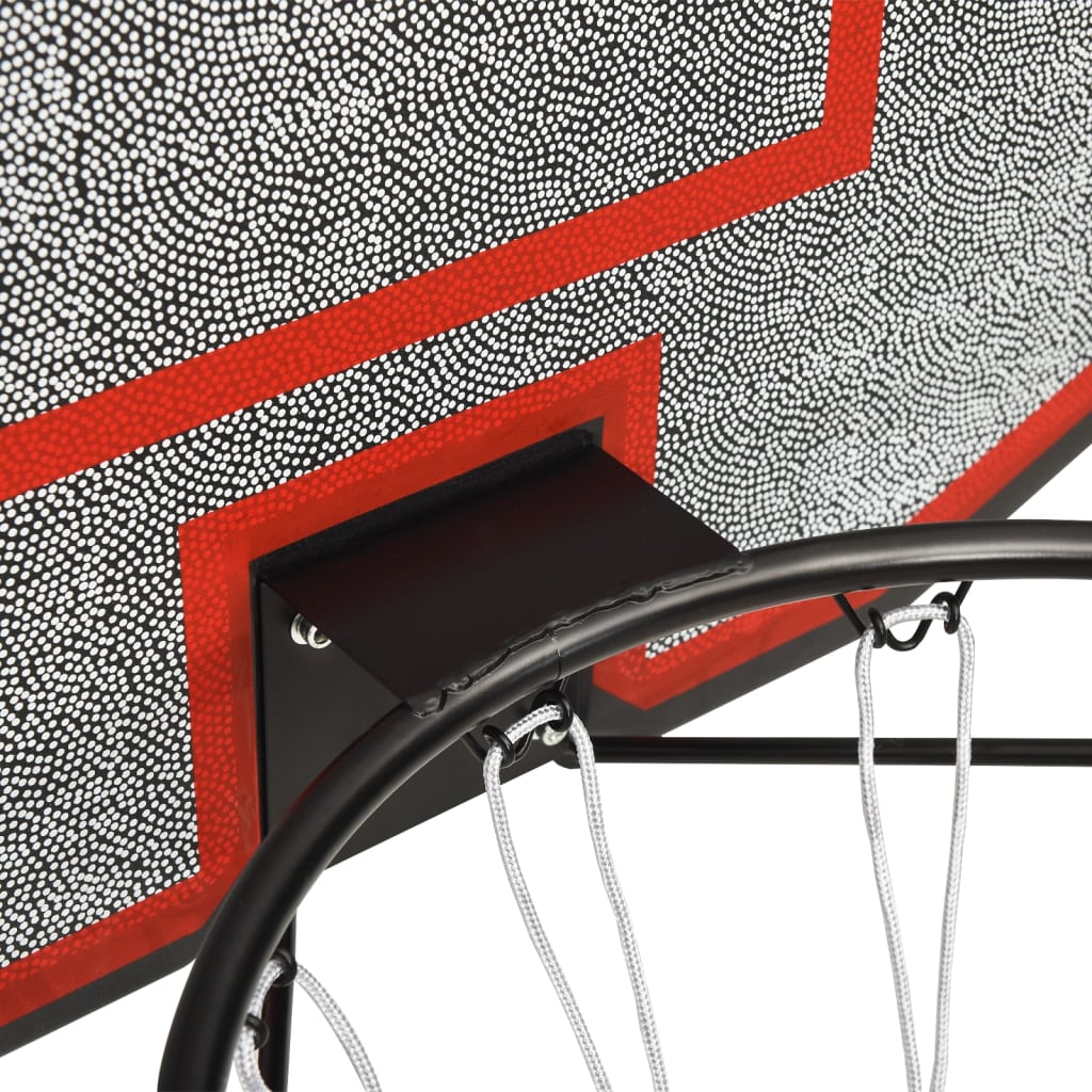 Black basketball backboard 90x60x2 cm Polyethylene