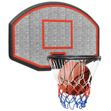 Black basketball backboard 71x45x2 cm Polyethylene