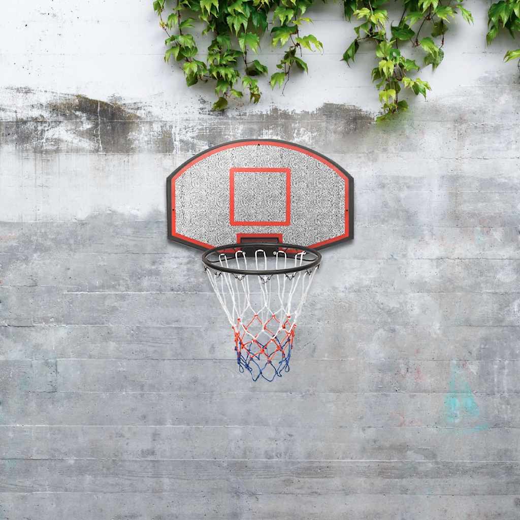 Black basketball backboard 71x45x2 cm Polyethylene