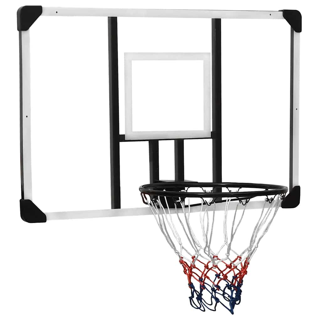 Transparentes Basketball-Rückbrett 106 x 69 x 3 cm aus Polycarbonat