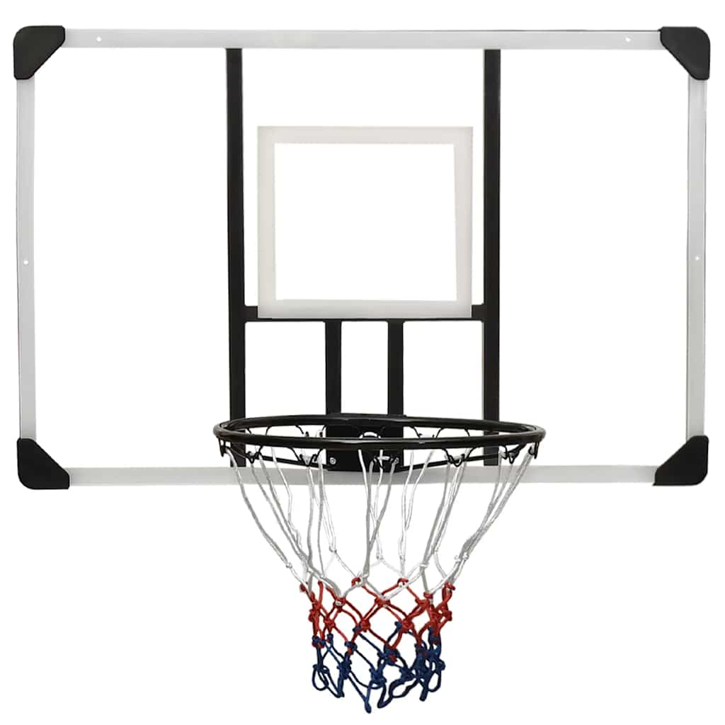 Transparentes Basketball-Rückbrett 106 x 69 x 3 cm aus Polycarbonat