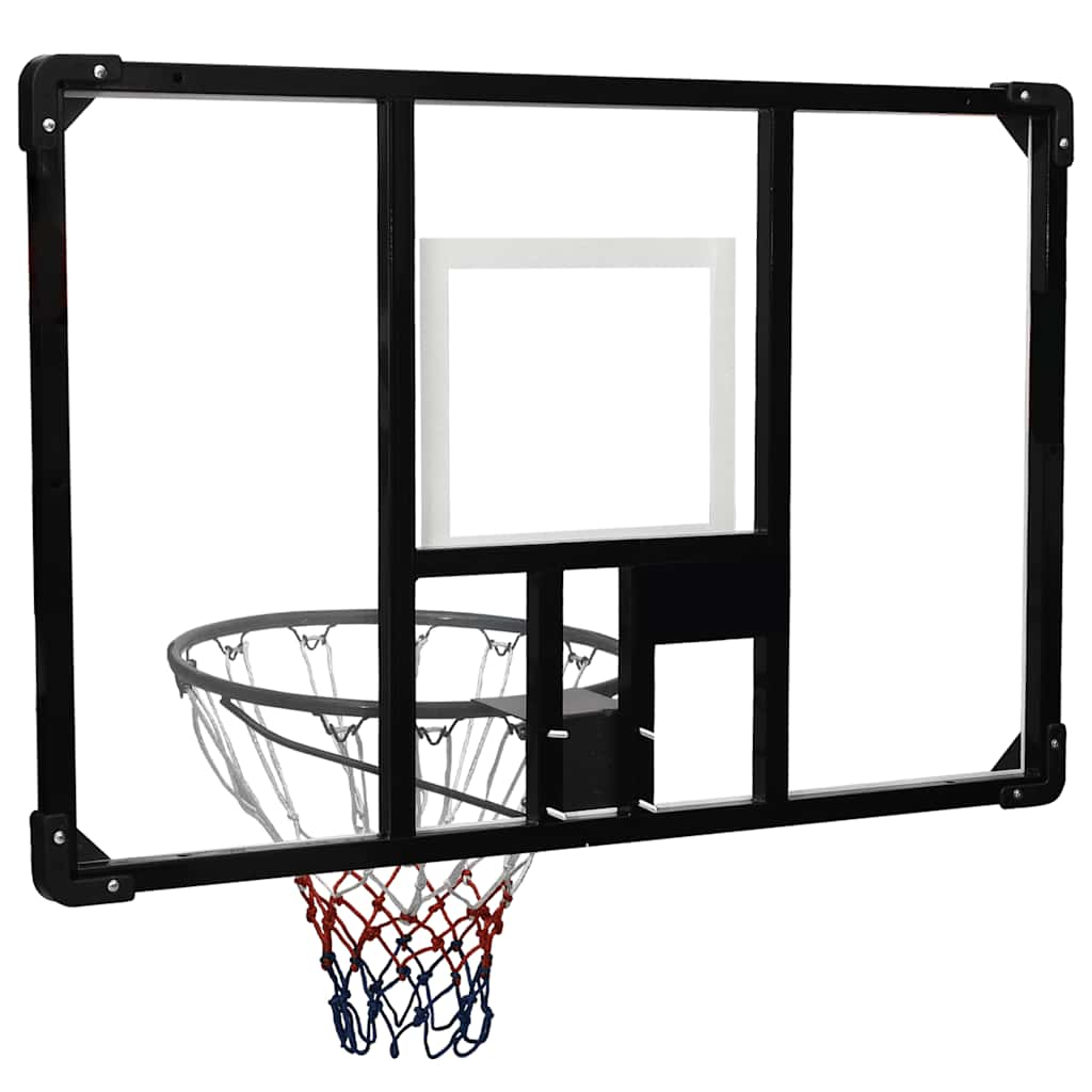 Transparentes Basketball-Rückbrett 106 x 69 x 3 cm aus Polycarbonat