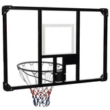 Panneau de basket-ball Transparent 106x69x3 cm Polycarbonate