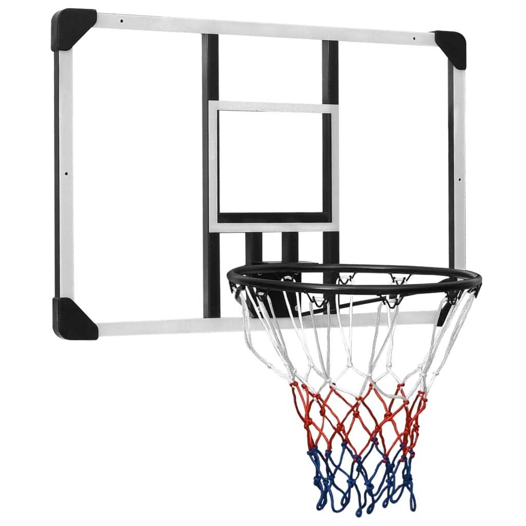 Panneau de basket-ball Transparent 90x60x2,5 cm Polycarbonate