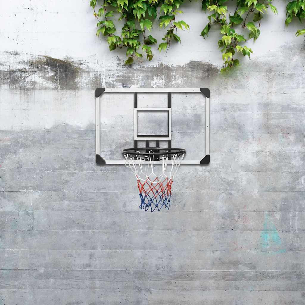 Transparentes Basketball-Rückbrett 90x60x2,5 cm aus Polycarbonat