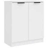 Buffets 3 pcs Blanc Bois d'ingénierie