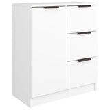 Buffets 2 pcs blanc 60x30x70 cm Bois d'ingénierie