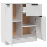 Buffets 2 pcs blanc 60x30x70 cm Bois d'ingénierie