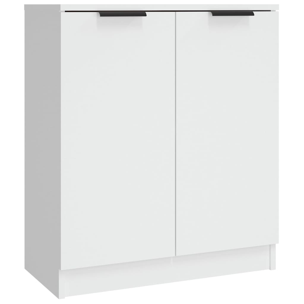 Buffets 3 pcs Blanc Bois d'ingénierie