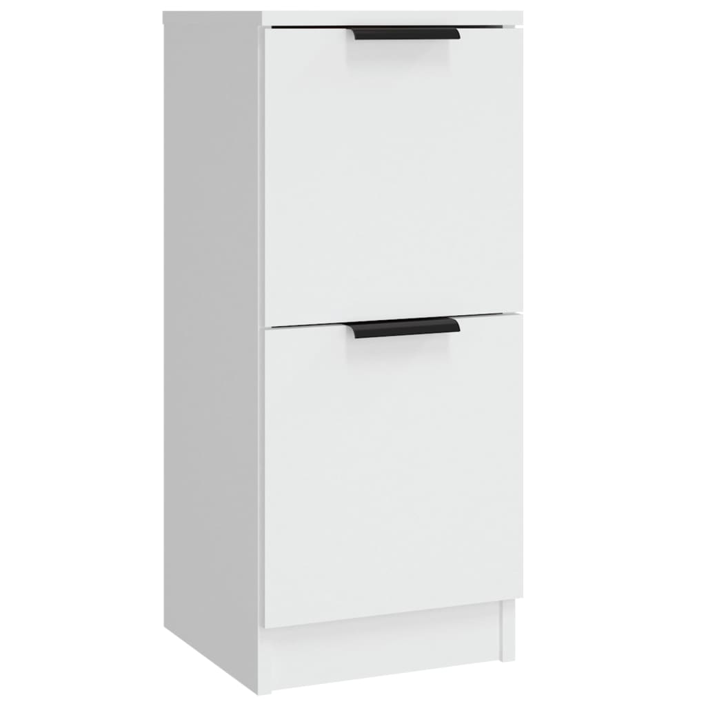 Buffets 3 pcs Blanc Bois d'ingénierie