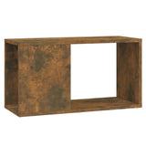 Meuble TV Chêne fumé 60x24x32 cm Bois d'ingénierie