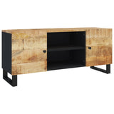 Meuble TV 105x33x46 cm Bois massif de manguier