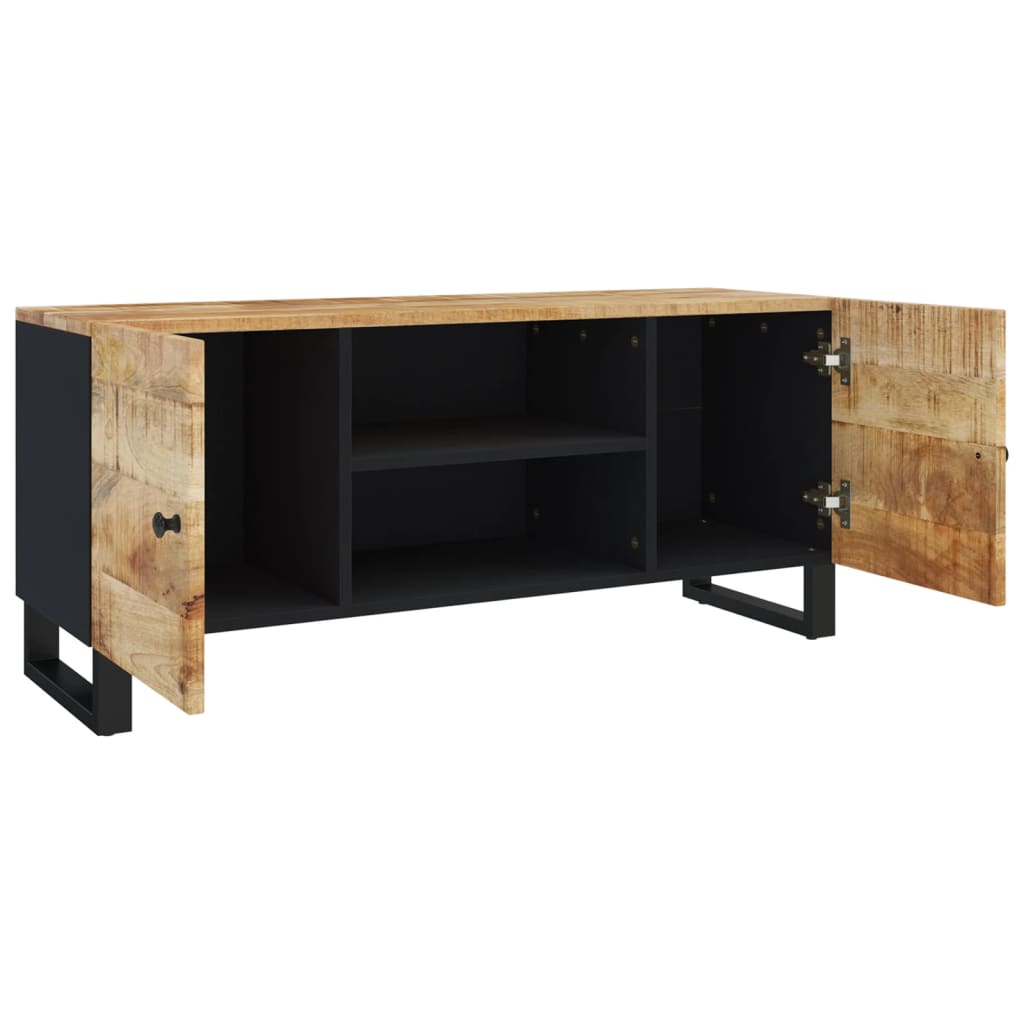 Meuble TV 105x33x46 cm Bois massif de manguier