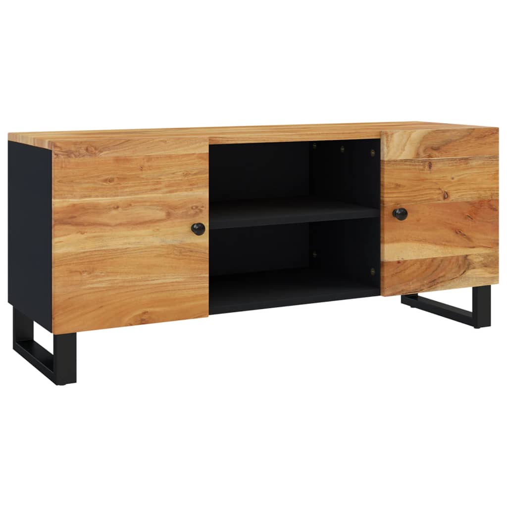 Meuble TV 105x33x46 cm Bois d'acacia massif