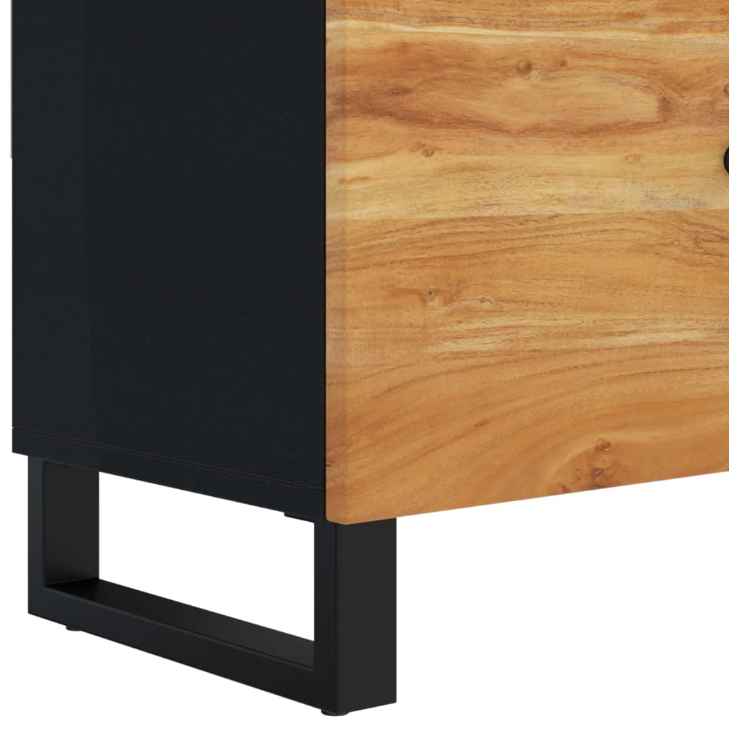 Meuble TV 105x33x46 cm Bois d'acacia massif