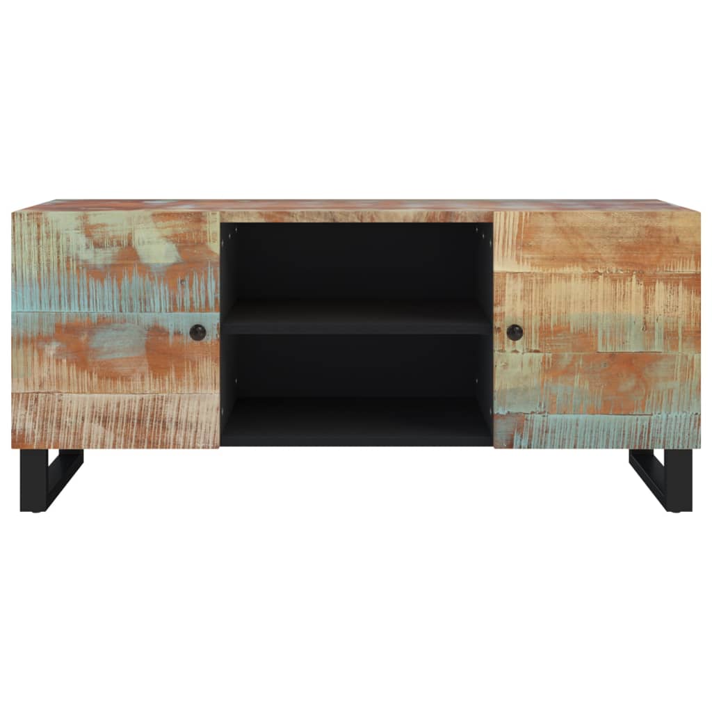 Meuble TV 105x33x46 cm Bois massif de récupération