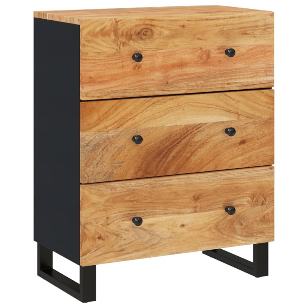 Buffet 60x33x75 cm Bois massif d'acacia