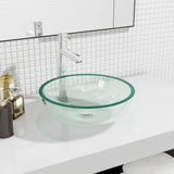 Lavabo Verre trempé 35x12 cm Transparent