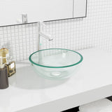 Lavabo Verre trempé 30x12 cm Transparent