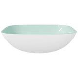 Lavabo Verre 42x42x14 cm Blanc