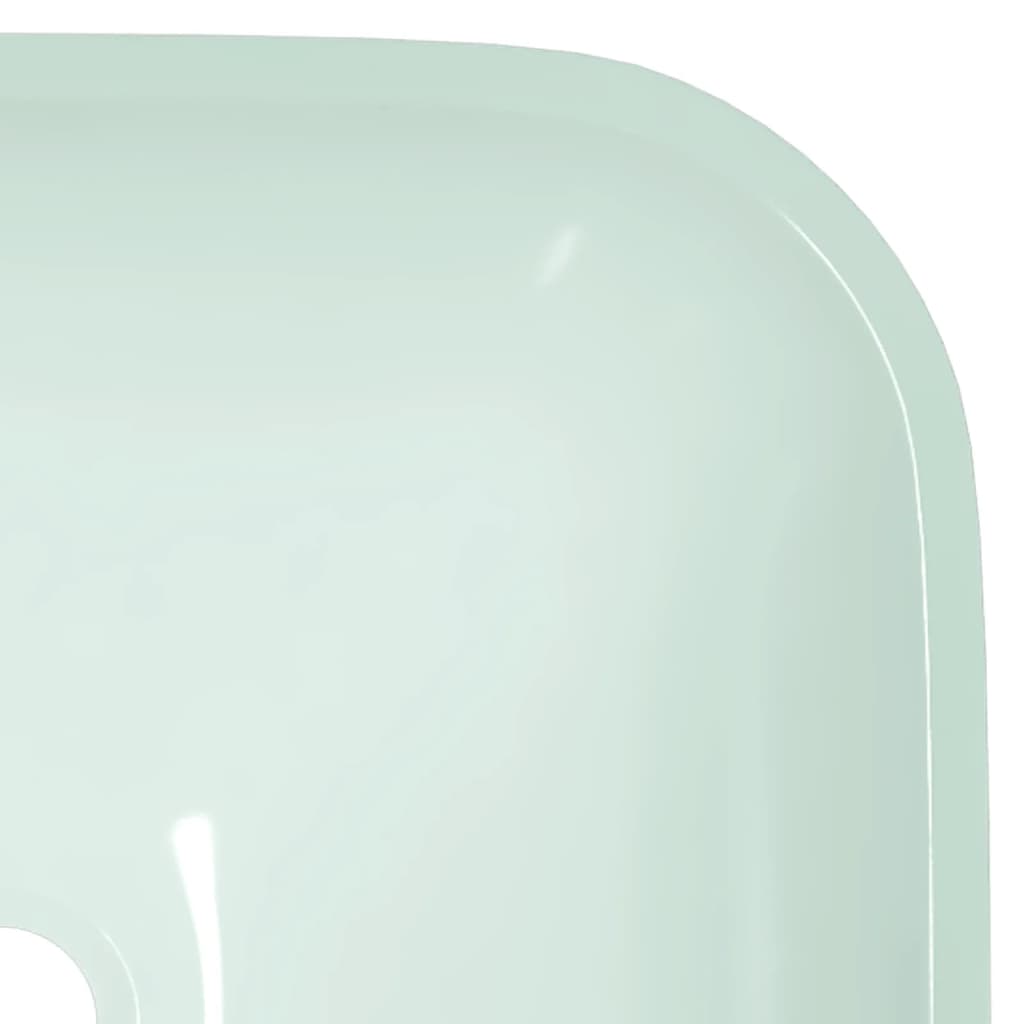 Lavabo Verre 42x42x14 cm Blanc