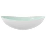 Lavabo Verre trempé 54,5x35x15,5 cm Blanc