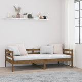 Day bed without mattress honey brown 90x190 cm solid pine wood