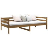 Day bed without mattress honey brown 90x190 cm solid pine wood