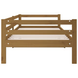 Day bed without mattress honey brown 90x190 cm solid pine wood