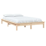 Cadre de lit sans matelas 120x200 cm bois massif