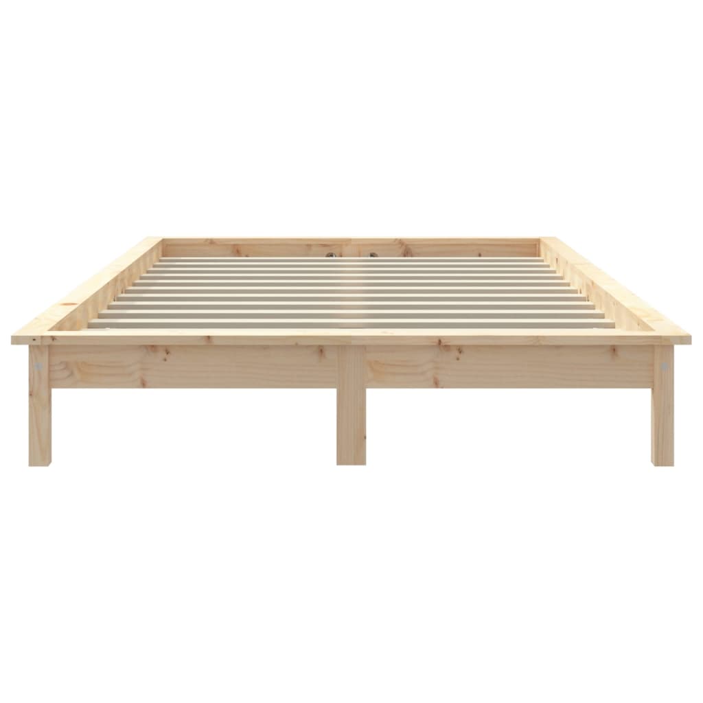 Cadre de lit sans matelas 120x200 cm bois massif