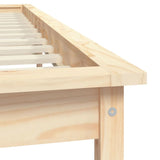 Cadre de lit sans matelas 120x200 cm bois massif