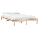 Cadre de lit sans matelas 140x200 cm bois massif