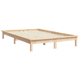 Cadre de lit sans matelas 160x200 cm bois massif