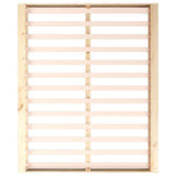 Cadre de lit sans matelas 140x200 cm bois massif