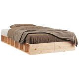 Cadre de lit sans matelas 100x200 cm bois massif