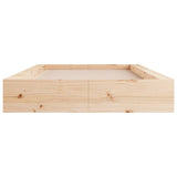 Cadre de lit sans matelas 100x200 cm bois massif