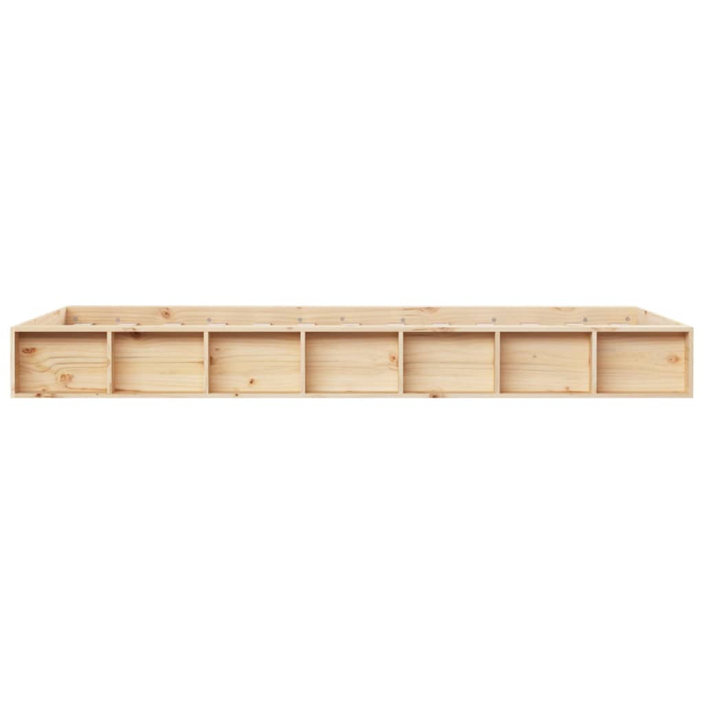 Cadre de lit sans matelas 100x200 cm bois massif