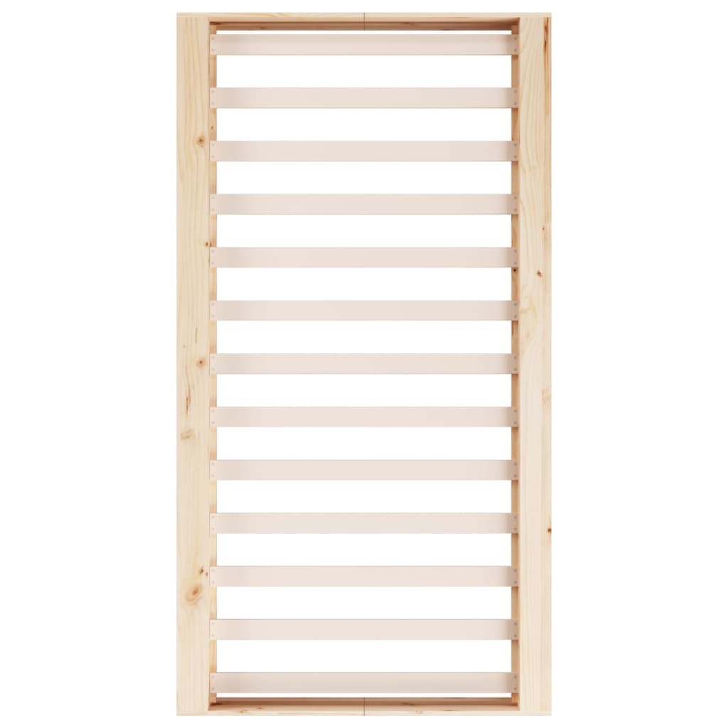 Cadre de lit sans matelas 100x200 cm bois massif