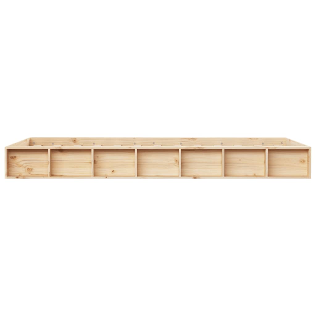 Cadre de lit sans matelas 90x200 cm bois massif