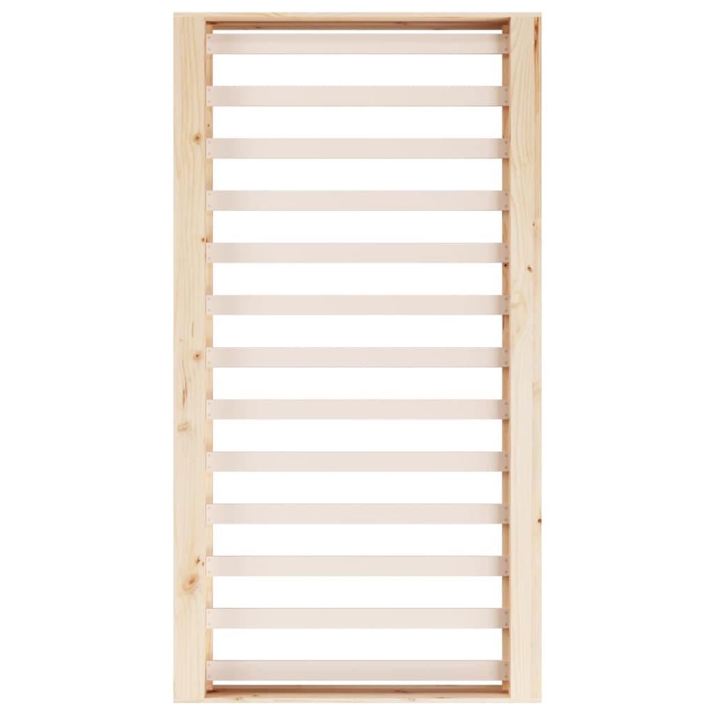 Cadre de lit sans matelas 75x190 cm bois massif